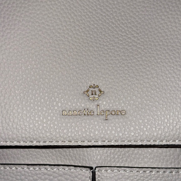 Nanette Lepore White Backpack with Gold Details main image 5